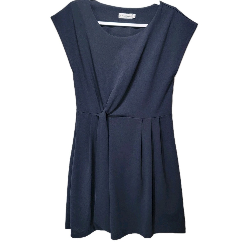 Sabrina Diamanti‎ Designer Dress Women M Italy Black Sleeveless Business Office